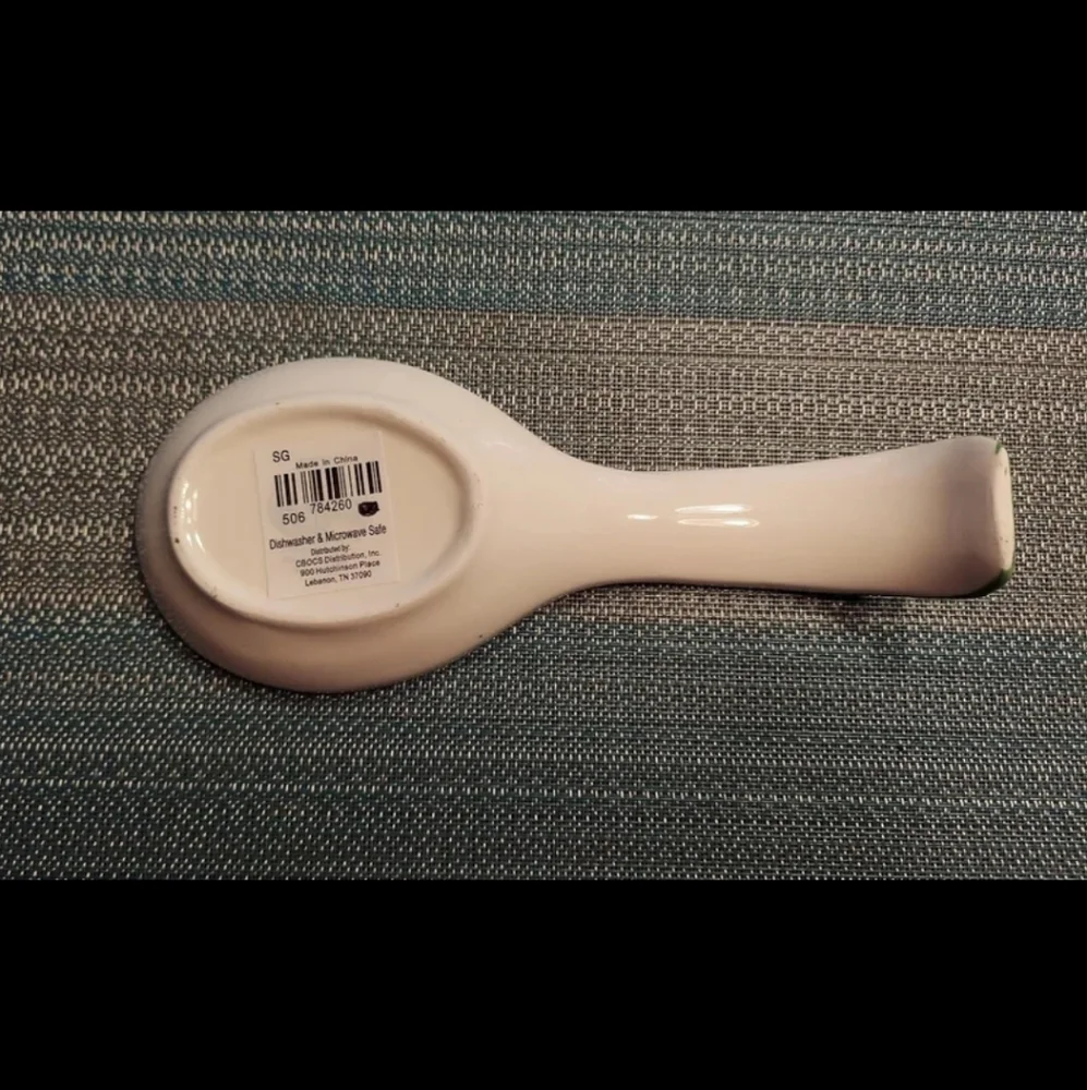 Mushroom Strawberry Stoneware Spoon Rest Cracker Barrel Country BNWT RETIRED!